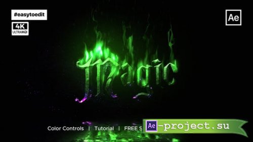 Videohive - Magic Fire Logo - 48140876 - Project for After Effects