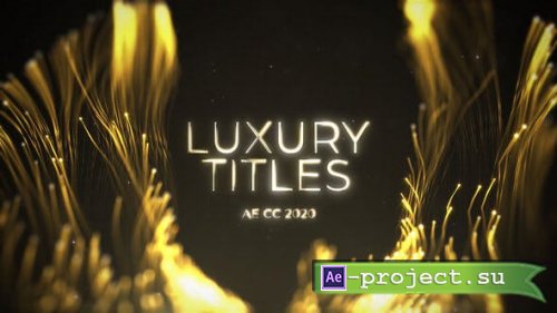 Videohive - Luxury Gold Streaks Titles - 48141086 - Project for After Effects