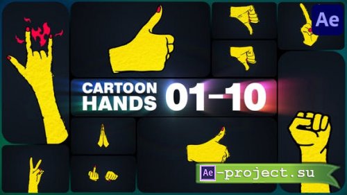 Videohive - Cartoon Hands for After Effects - 48134323 - Project for After Effects