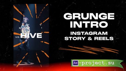 Videohive - Grunge Intro Instagram Story & Reels - 48143665 - Project for After Effects