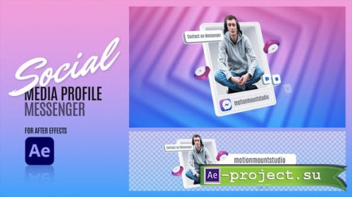 Videohive - Social Media Profile - Messenger - 48150058 - Project for After Effects