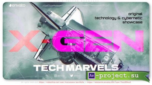 Videohive - Gen X Techno Showcase - 48169808 - Project for After Effects