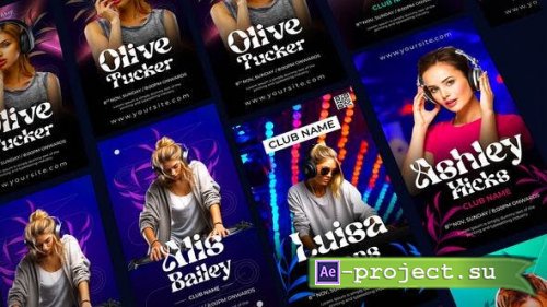 Videohive - Hip Hop Club Night Instagram Story - 48190807 - Project for After Effects