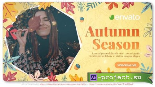 Videohive - Golden Autumn Slides - 48204178 - Project for After Effects