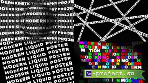 Videohive - Modern Typography - 48215443 - Project for After Effects