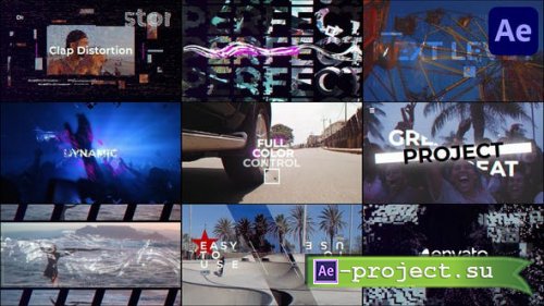 Videohive - Claps Distortion for After Effects - 48190754 - Project for After Effects