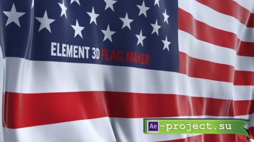 Videohive - Element 3D Flag Maker - 48202447 - Project for After Effects