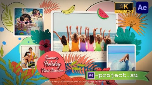 Videohive - Summer Holiday Photo Slideshow - 48202250 - Project for After Effects