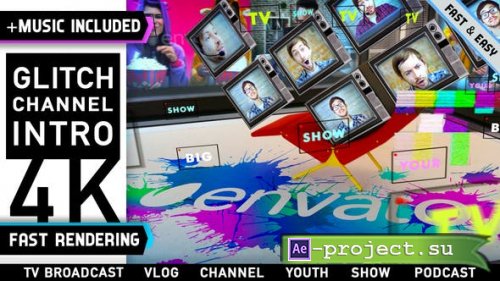 Videohive - Crazy Podcast Show Intro - 24722708 - Project for After Effects