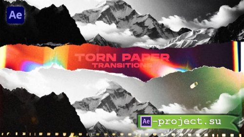 Videohive - Torn Paper Transitions VOL. 2 | After Effects - 48253791 - Project for After Effects