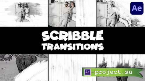 Videohive - Scribble Transitions | After Effects - 48251772 - Project for After Effects