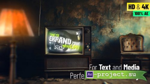 Videohive - Old TV Screen Mockup - 48269229 - Project for After Effects