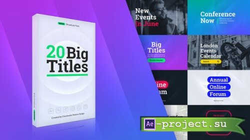 Videohive - Wave Big Titles - 48318261 - Project for After Effects