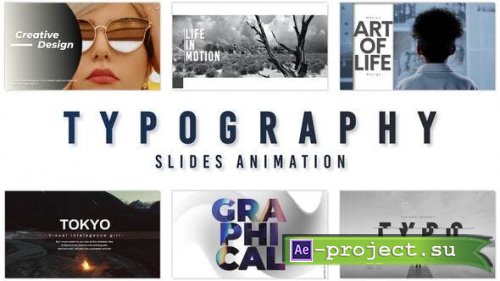 Videohive - Typography Slides - 48338856 - Project for After Effects