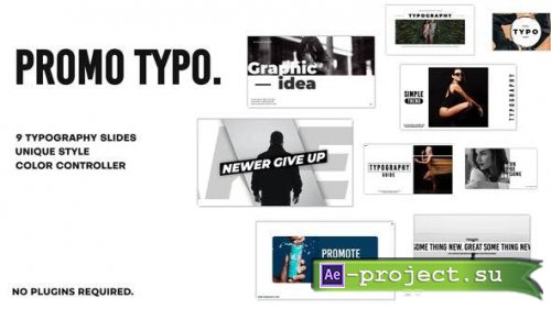 Videohive - Typography Promo - 48336478 - Project for After Effects