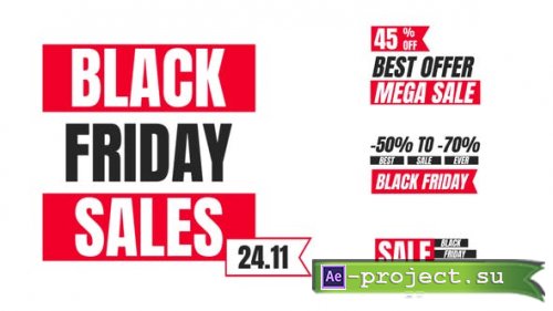 Videohive - Black Friday Titles | AE - 48341217 - Project for After Effects