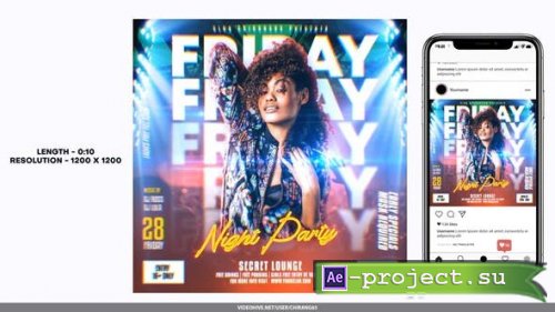 Videohive - Night Club Flyer v2 - 48160376 - Project for After Effects
