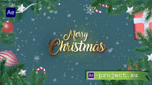 Videohive - Merry Christmas Intro - 48369868 - Project for After Effects