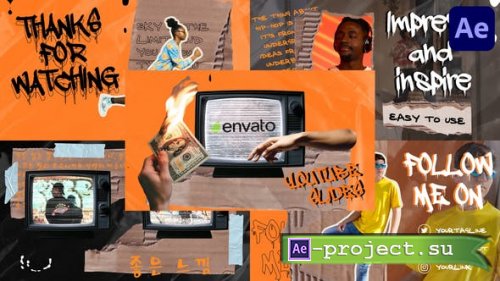 Videohive - Urban Collage Endscreens | After Effects - 48361298 - Project for After Effects