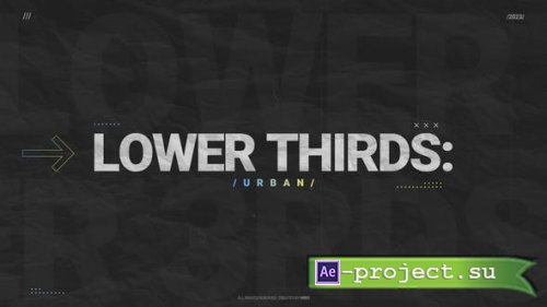 Videohive - Lower Thirds: Urban - 47916420 - Project for After Effects