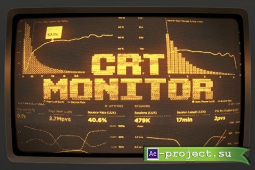 CRT Machine - Retro Monitor Effect - 47196646