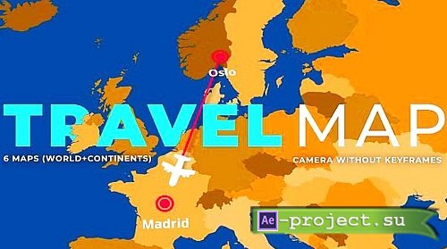 3D Travel Map 1201622 - DaVinci Resolve Macros