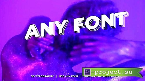 3D Typography Effects 1670649 - After Effects Presets