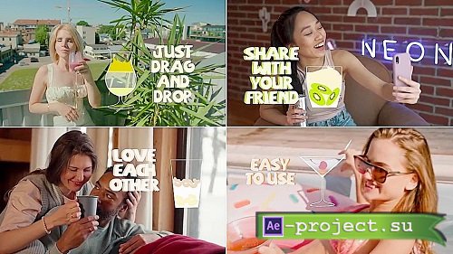 Smoothie And Juice Titles 1896660 - Project for After Effects