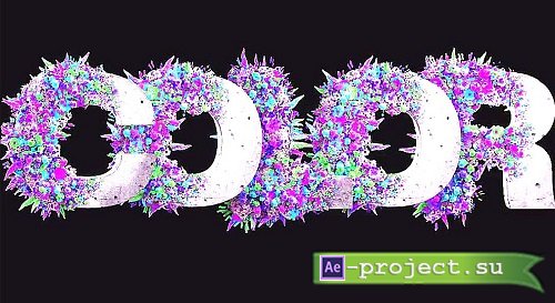 Flower 3D Type 1694010 - Project for After Effects