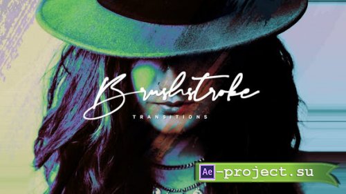 Videohive - Brush Transitions - Slideshow - 48240471 - Project for After Effects