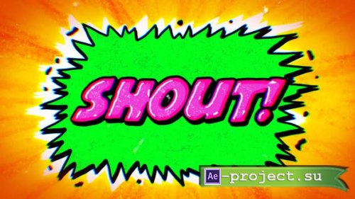 Videohive - Shout Cartoon Title Opener - 48381960 - Project for After Effects