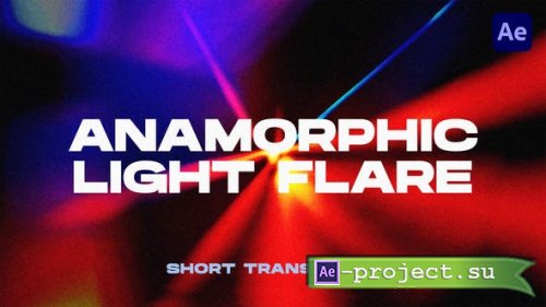 Videohive - Anamorphic Light Flare Transitions | After Effects - 48406265 - Project for After Effects