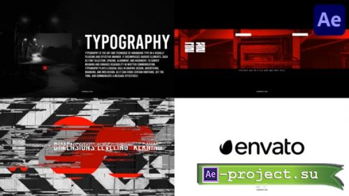 Videohive - Black Bold Typography for After Effects - 48396077 - Project for After Effects