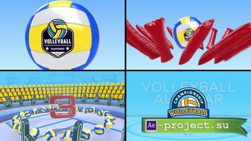 Videohive - Volleyball Countdown 5 - 48279928 - Project for After Effects