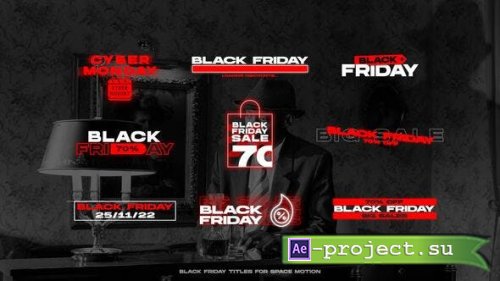 Videohive - Black Friday Titles _AE - 48480660 - Project for After Effects