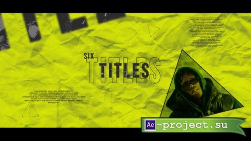Videohive - SIX Titles - 48511264 - Project for After Effects