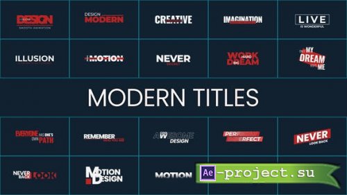 Videohive - Titles - 48510858 - Project for After Effects