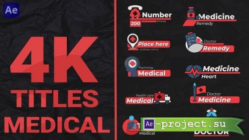 Videohive - Medical Titles - 48123899 - Project for After Effects