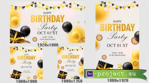 Videohive - Happy Birthday Stories - 48559860 - Project for After Effects