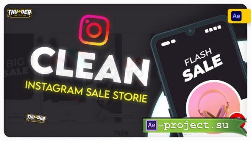 Videohive - Clean Instagram Sale Stories Pack - 48568708 - Project for After Effects