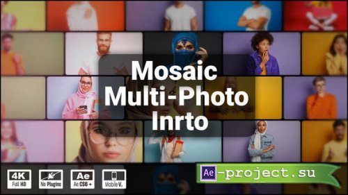 Videohive - Mosaic Multi-Photo Intro - 48536546 - Project for After Effects