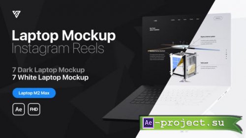 Videohive - Laptop Mockup | Instagram Reels - 48407045 - Project for After Effects