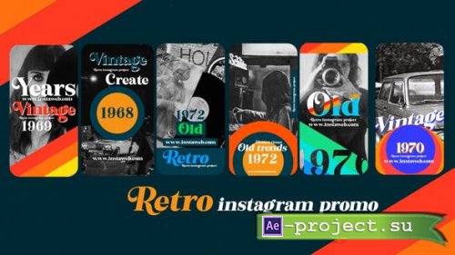 Videohive - Instagram Vintage Pack - 48614843 - Project for After Effects