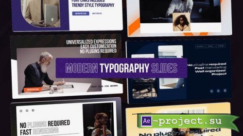 Videohive - Modern Typography Slides - 48505251 - Project for After Effects