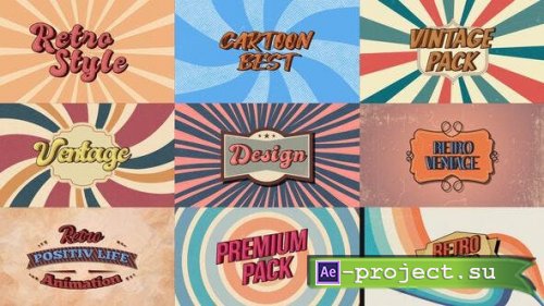 Videohive - Retro Titles - 48635069 - Project for After Effects