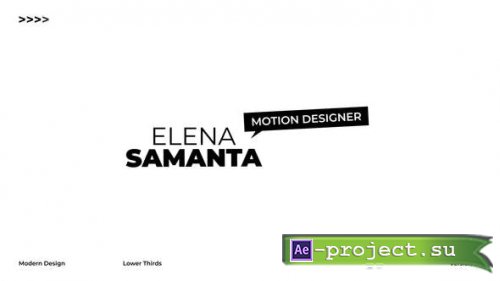 Videohive - Lower Thirds 2.0 | After Effects - 48636518 - Project for After Effects