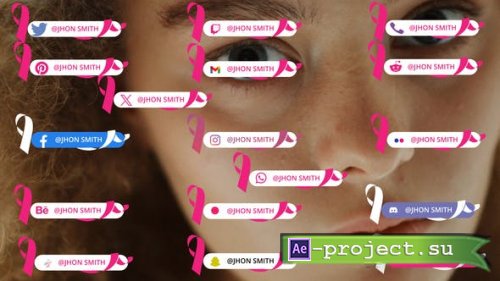 Videohive - Breast Cancer Awareness Lower thirds - 48643195 - Project for After Effects