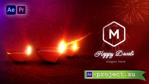 Videohive - Diwali Festival Logo Reveal - 48642109 - Project for After Effects