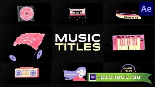 Videohive - What Music Is Playing Now Titles | After Effects - 48633586 - Project for After Effects
