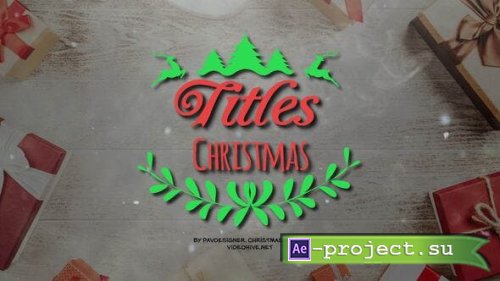 Videohive - Merry Christmas Titles - 48650508 - Project for After Effects
